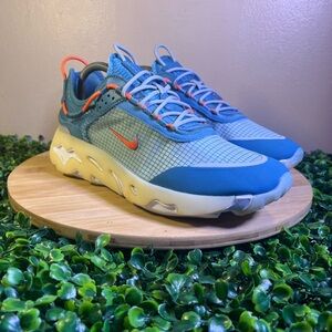 🔥 NIKE REACT LIVE RIFT BLUE RUNNING SHOES MENS SIZE 9 CV1772-401